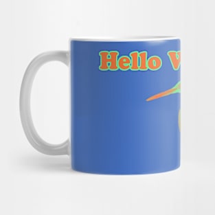 Neon bird weekend Mug